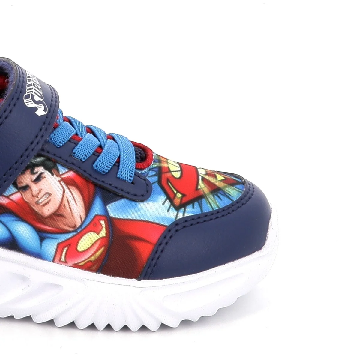 Geox Assister Lights Superman Trainer Navy/Lt Blue J65DZA 02ABC C0693 - Image 7