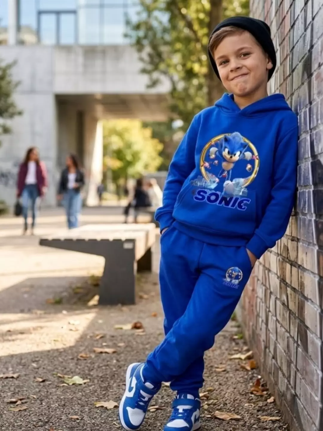 Sonic Heavy cotton kid's 2pc stylish tracksuit - Image 3