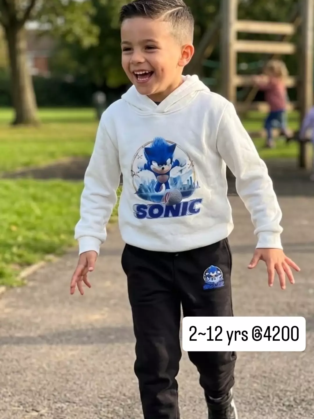 Sonic Heavy cotton kid's 2pc stylish tracksuit